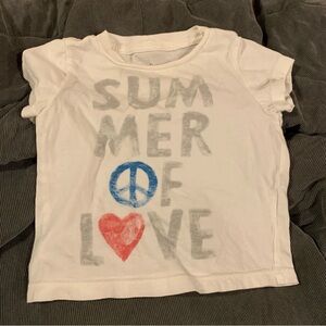 Peek T Shirt Summer Of Love Short Sleeve Top Size 6 12 Months Little Peanut